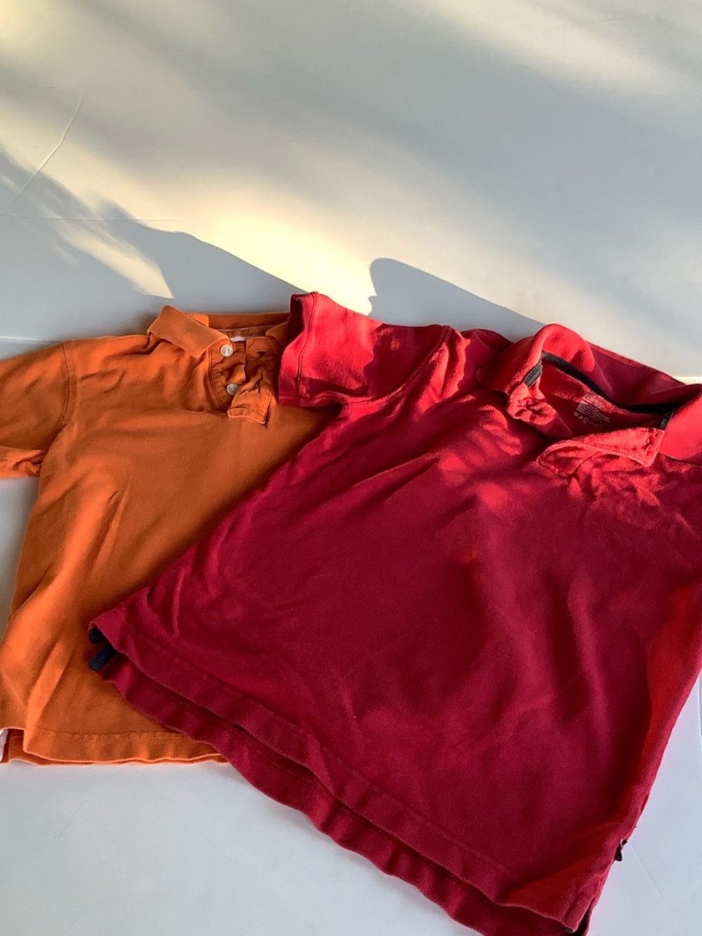 GAP Orange & Red Short Sleeve Polo Tees